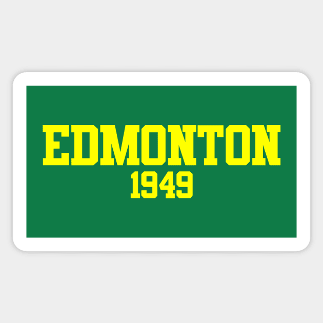 Edmonton 1949 Sticker by GloopTrekker